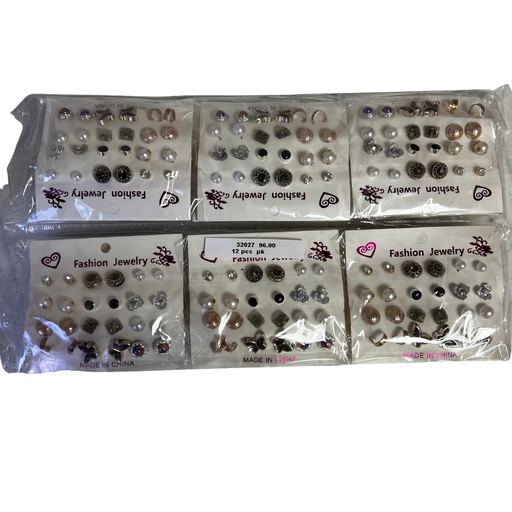 [32027] 12 PAIRS ASSORTED EARRINGS