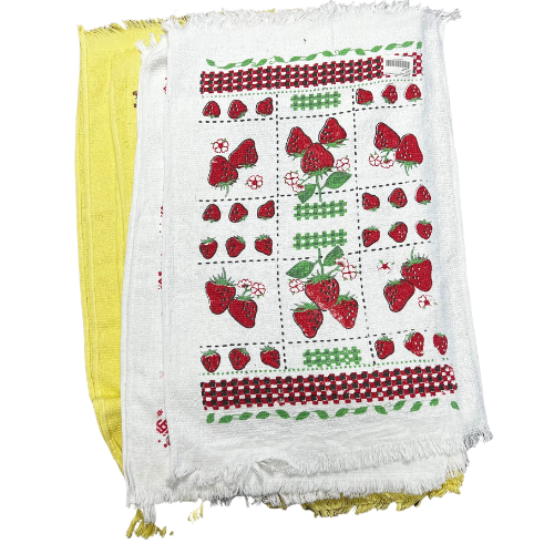 [31941] 12 PCS PRINTED TEA TOWEL-SIZE: 36*60CM 