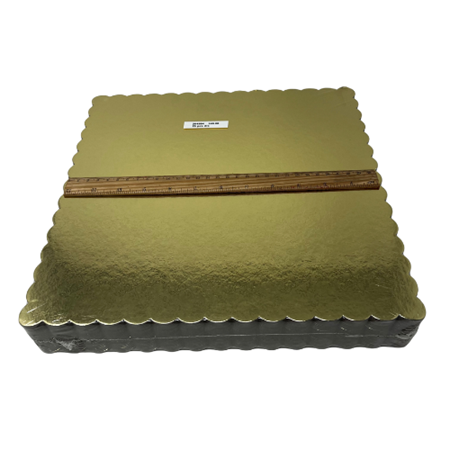 [204994] 25PCS 13" CAKE BOARDS GOLD & SILVER