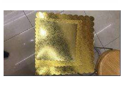 [204995] 25PCS 14" CAKE BOARDS-GOLD & SILVER