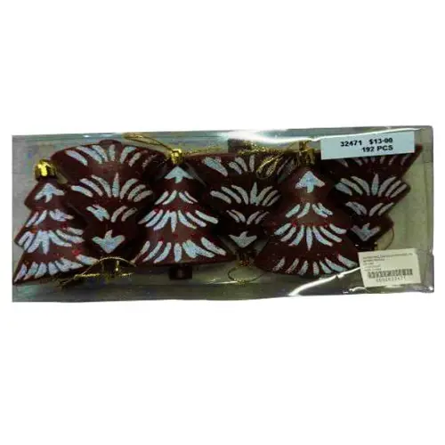 [32471] 6 PCS MINI HANGING CHRISTMAS TREE DECOR