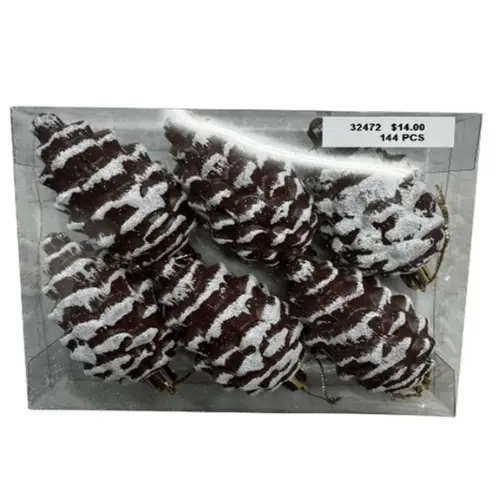 [32472] 6 PCS HANGING CHRISTMAS ACORNS