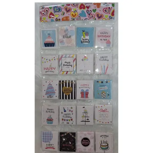 [32521] 120 PCS BIRTHDAY THEMED CARDS