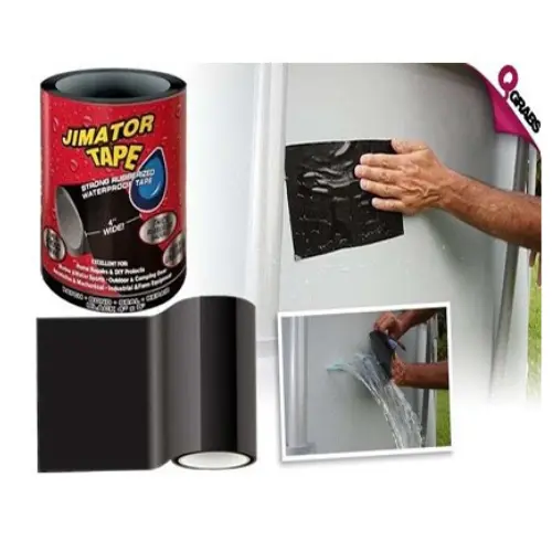 [32530] RUBBERIZED WATERPROOF  TAPE COLOURS: BLACK, WHITE -CASE QUANTITY: 200  SIZE: 2*59"