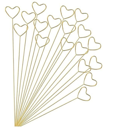 [FYZ 075] 10 PCS GOLD FLORAL PICK