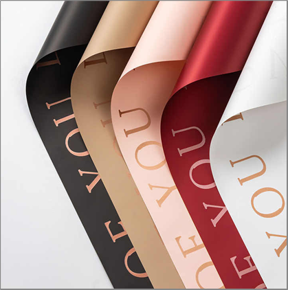 [32750] 20 PCS WRAPPING PAPER- WHITE, PINK, BROWN