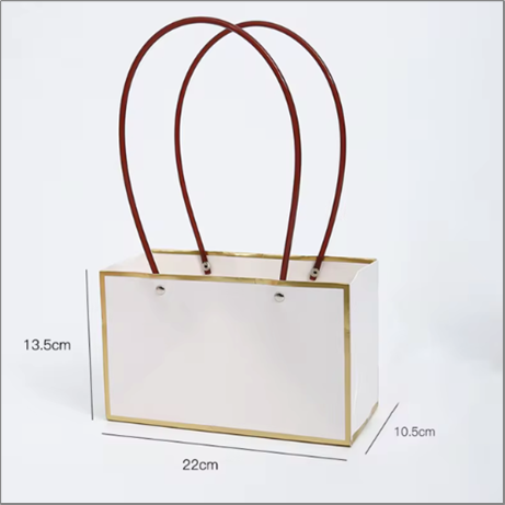 [32770] GOLDEN EDGE HANDLE BAG