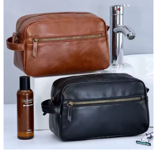 [350800] COSMETIC BAG COLOR: BLACK-CASE QUANTITY: 100 SIZE: 10*5*4"