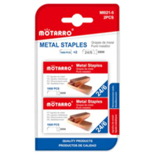 [181513] 2000PCS METAL STAPLES ROSE GOLD