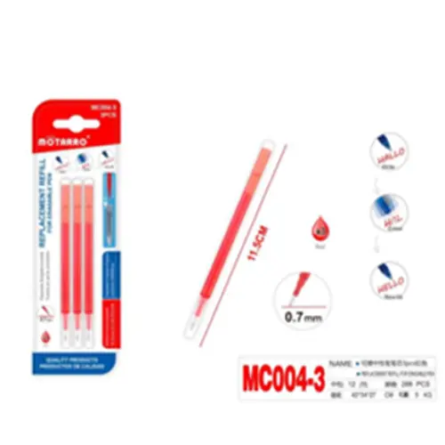 [283146] 3 PCS REPLACEMENT REFILL FOR ERASABLE PEN