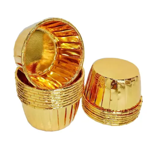 [33037] 50PCS FOIL CUPCAKE HOLDERS