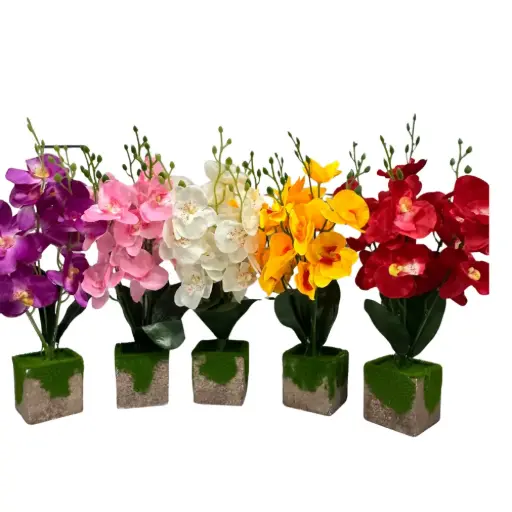 [222772] ARTIFICIAL ORCHID PLANT