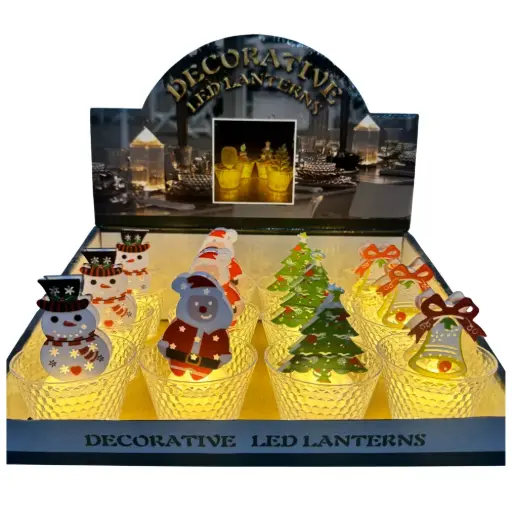 [349004] LED CHRISTMAS THEMED  CANDLE