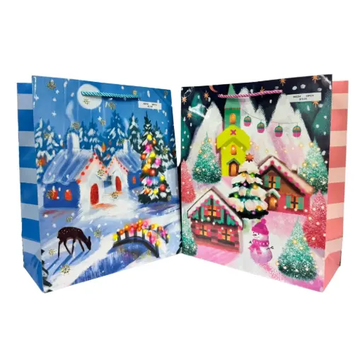 [365254] 12PCS CHRISTMAS GIFT BAG