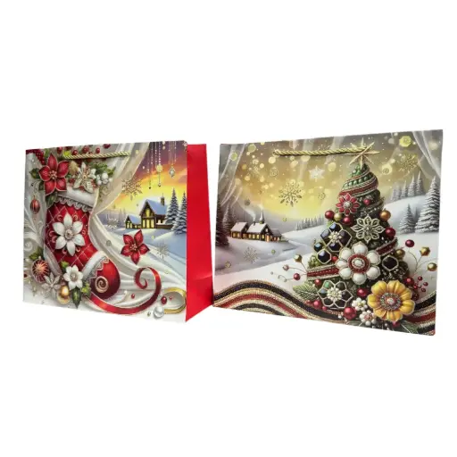 [365267] 12PCS BOOT CHRISTMAS GIFT  BAG