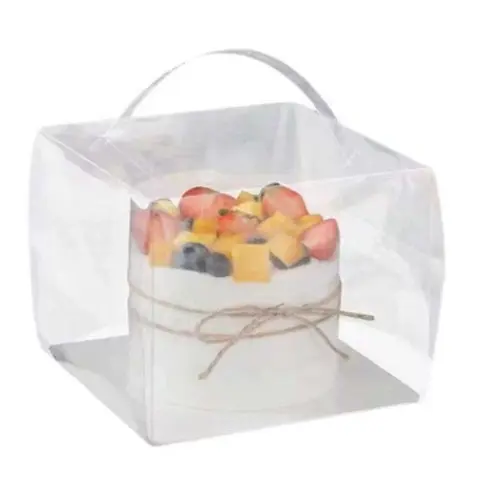 [365927] 10PCS PLASTIC CAKE BOX