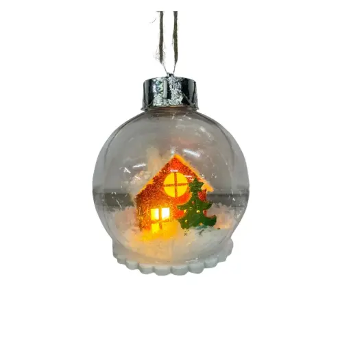[225562] LED "CHRISTMAS HOME"  GLOBE 