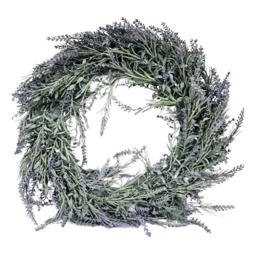 [153202]  LAVENDER WREATH 