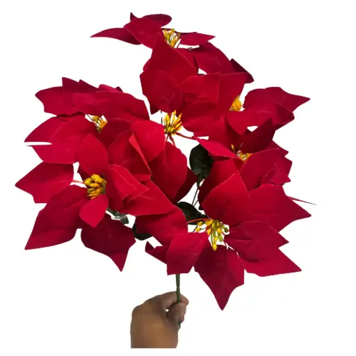 [252125] 7 BRANCHES ARTIFICIAL  PONSIETTAS