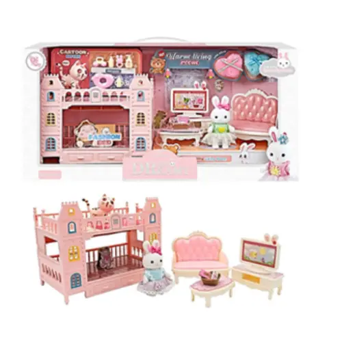 [1272404] DREAMY LIVING ROOM DOLL SET