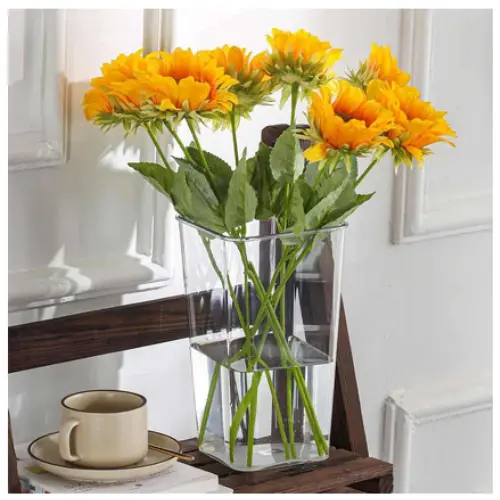 [32898] ACRYLIC FLOWER BUCKET (10*5.5")