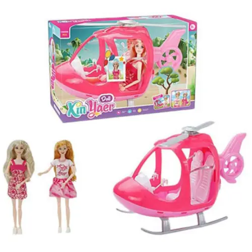 [832-46-B147991] BARBIE HELICOPTER SET