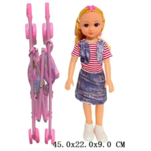 [832-46-B155093] 18PLG DOLLS W/ACCESORIES