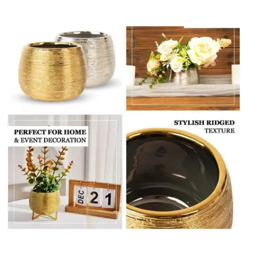 [32982] BRUSHED CERAMIC VASE