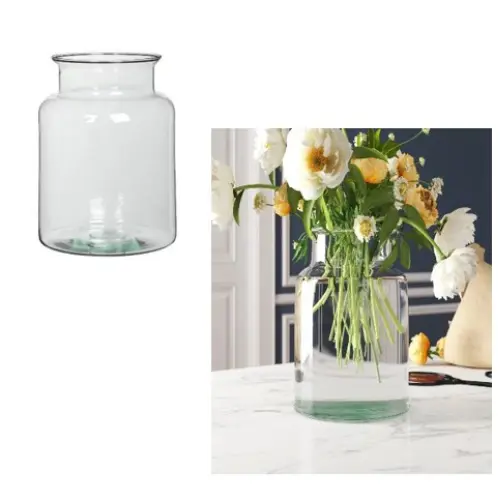 [33128] SMALL GLASS JAR-CASE QUANTITY: 72 SIZE: 6*4"