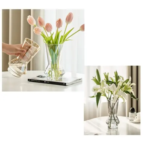 [33134] SHORT MILK VASE-CASE QUANTITY: 48 SIZE: 7.5*3.5" 