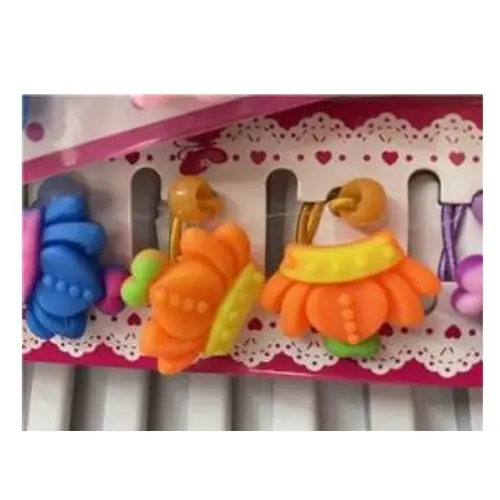 [31973] 10 PC CROWN HAIR ELASTIC (12 CARDS)