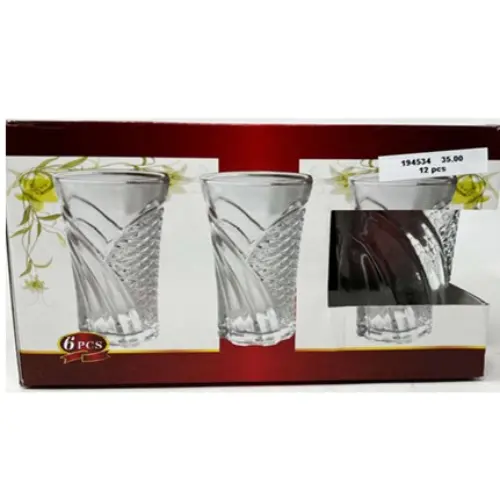 [194534] 6PCS GLASS SET-SIZE: 9*8CM