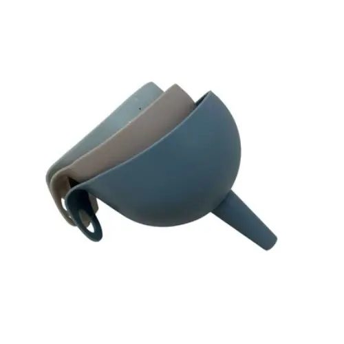 [31665] 3PC SILICONE FUNNEL SET