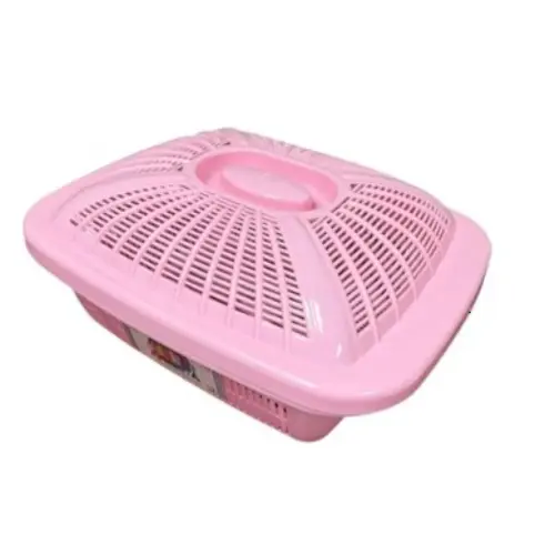 [SWEL129] FRUIT BASKET ATLANTA (BIG)-COLORS: PINK, GREEN, BLUE.  BROWN, TAN, RED-SIZE: 36*28*11CM