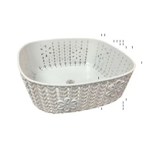 [SWEL117] FRUIT BASKET ICELAND (MEDIUM)-SIZE: 22*22*7CM