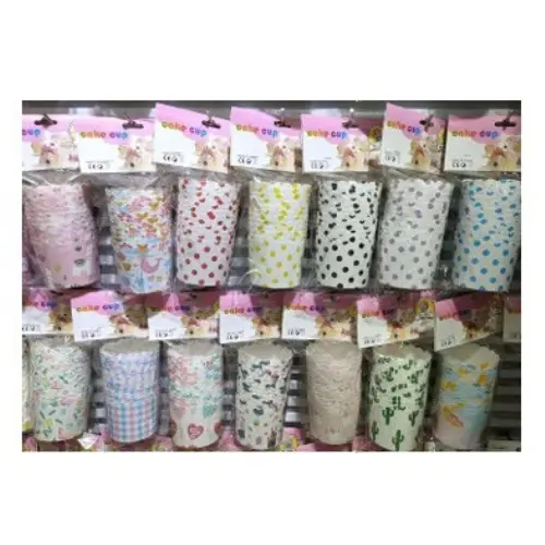 [173251] 12PCS PATTERNED CUPCAKE LINERS 