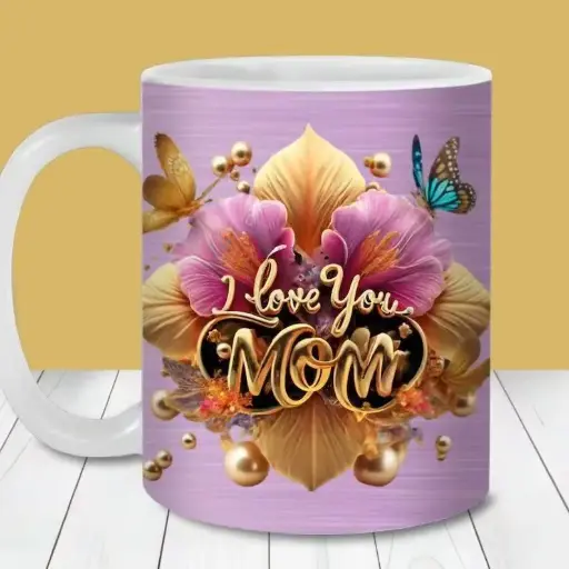 [FAZE0038] "I LOVE YOU MOM" CERAMIC MUG 