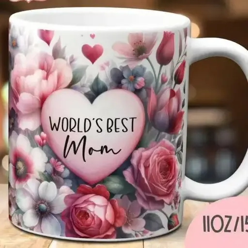 [FAZE0040] "WORLD'S BEST MOM" CERAMIC MUG 