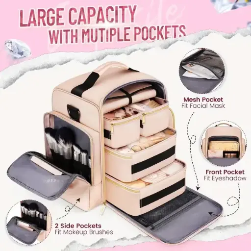 [FAZE0069] 7PCS TRAVEL STORAGE BAG COLORS: PINK