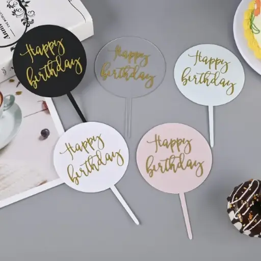 [FAZE0106] HAPPY BIRTHDAY THEMED CAKE TOPPERS