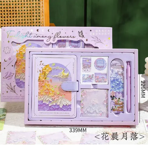 [FAZE0015] 27PCS DIY JOURNALING SET COLORS: BLUE, PINK, PURPLE