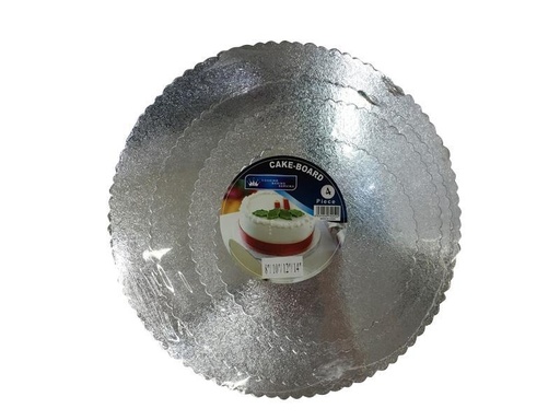 [129799] 4PCS CAKE BOARD-8''/10''/12''/14''